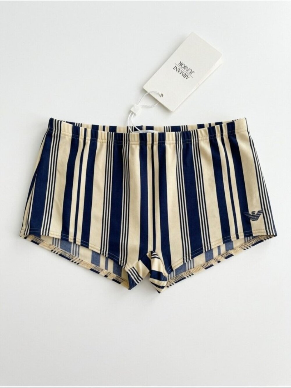 NWT ARMANI JR | striped Swim trunks Boys Sz 10 12